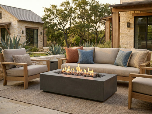 Prism Hardscapes Tavola 66 Slim Fire Table