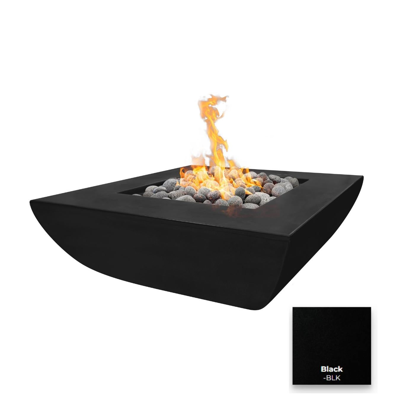 The Outdoor Plus Avalon Wide Ledge Fire Pit | Outdoor Heat Direct