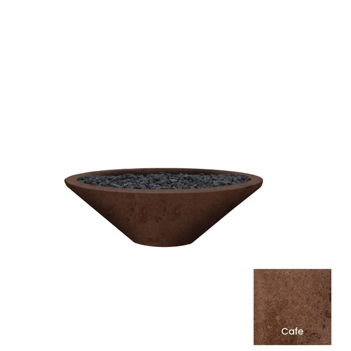 Fire Bowl 31" Embarcadero Pedestal by Prism Hardscapes+ Custom Cover(Lead Time 2-3 weeks)