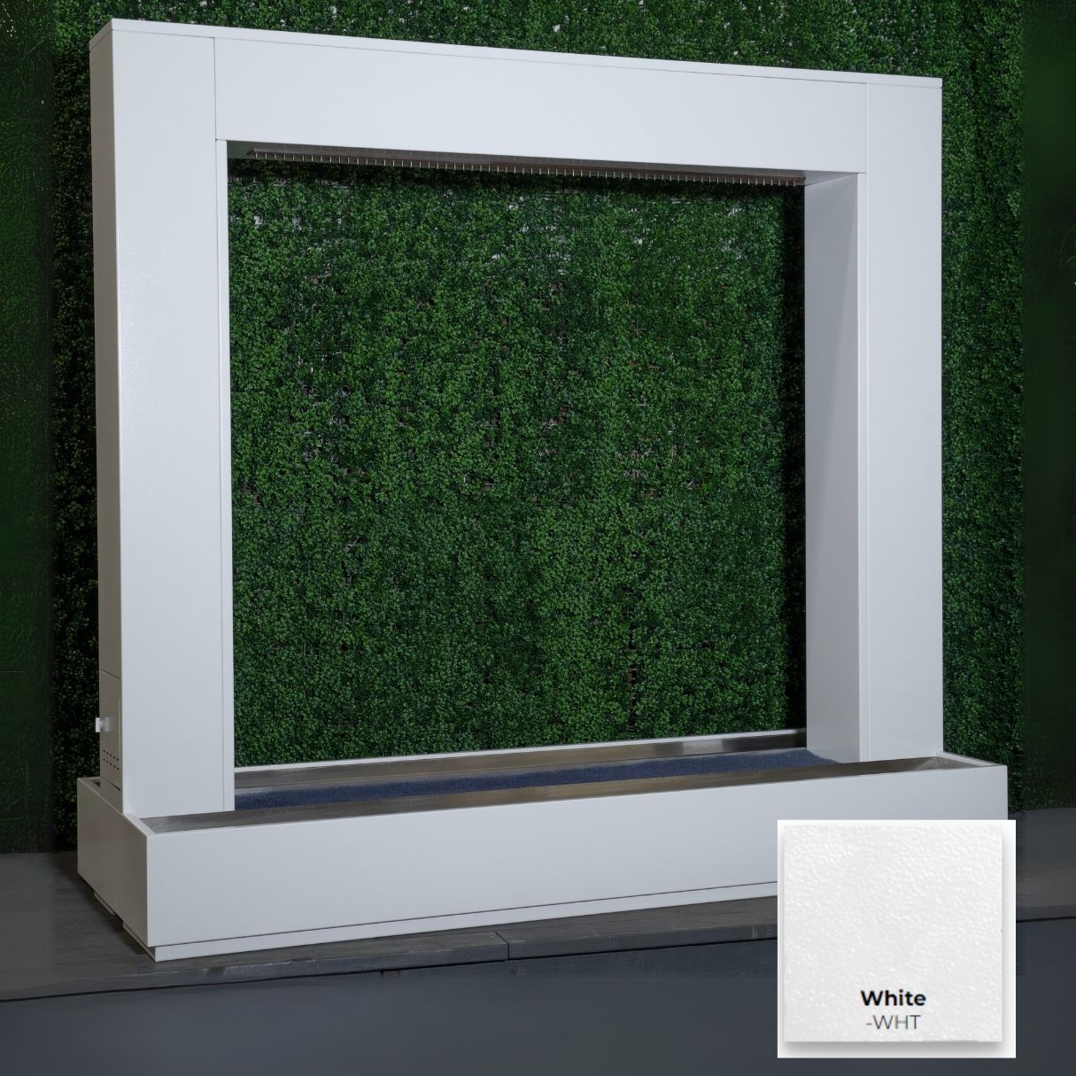 Paradise Waterfall - Metal Powder Coat - With Copper Rainfall Scupper by The Outdoor Plus | Outdoor Heat Direct | Outdoor Heat Direct
