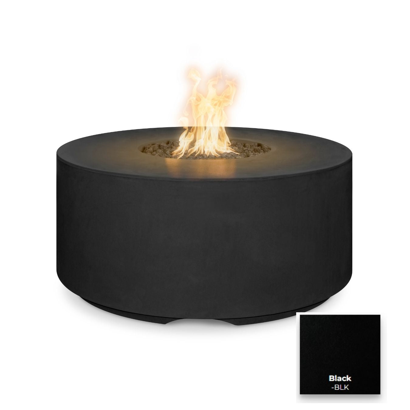 The Outdoor Plus 46" Florence Concrete Fire Pit - 20" Tall + Free Cover | Outdoor Heat Direct