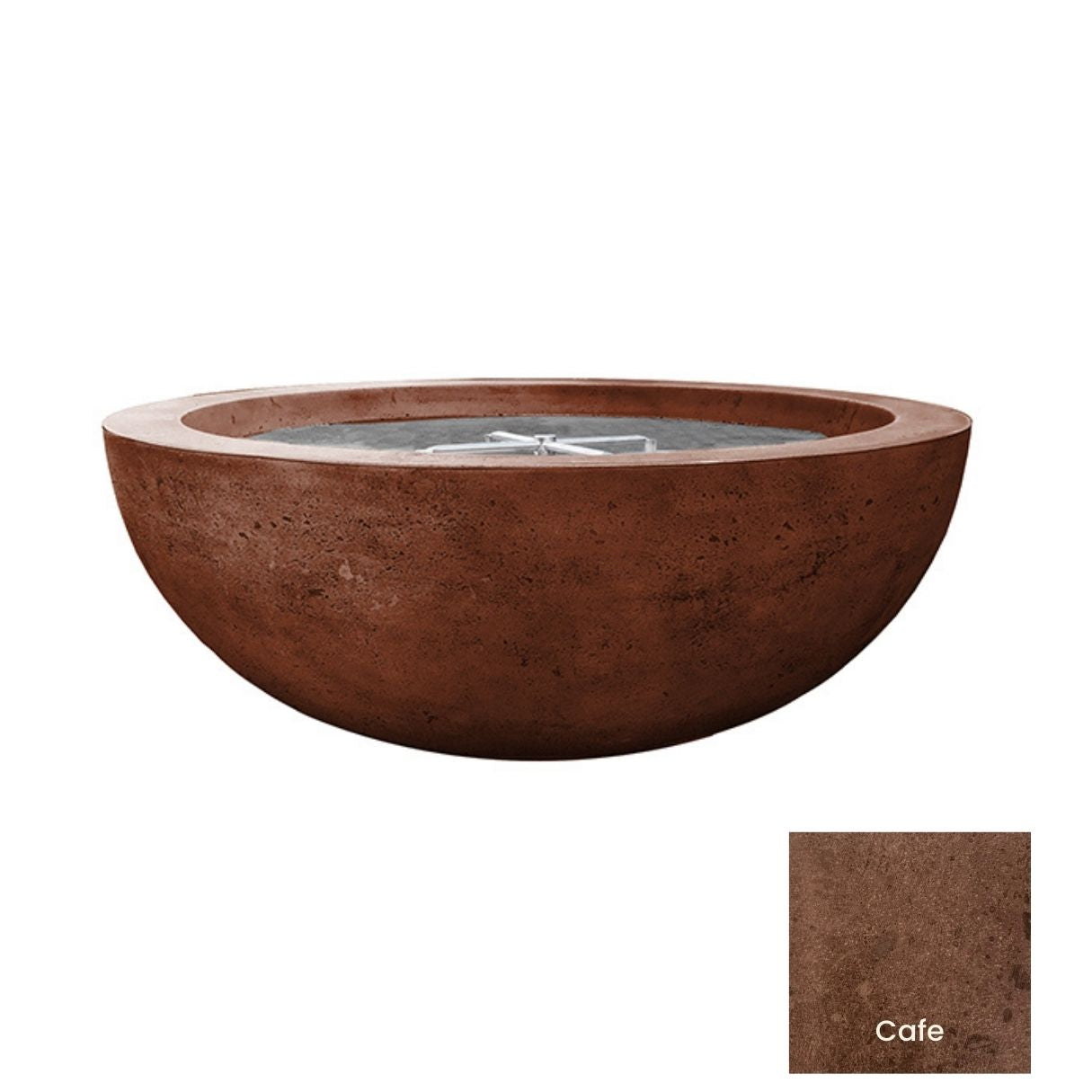 Fire Bowl 48 " Moderno 4 by Prism Hardscapes + Custom Cover (Lead Time 2-3 weeks)