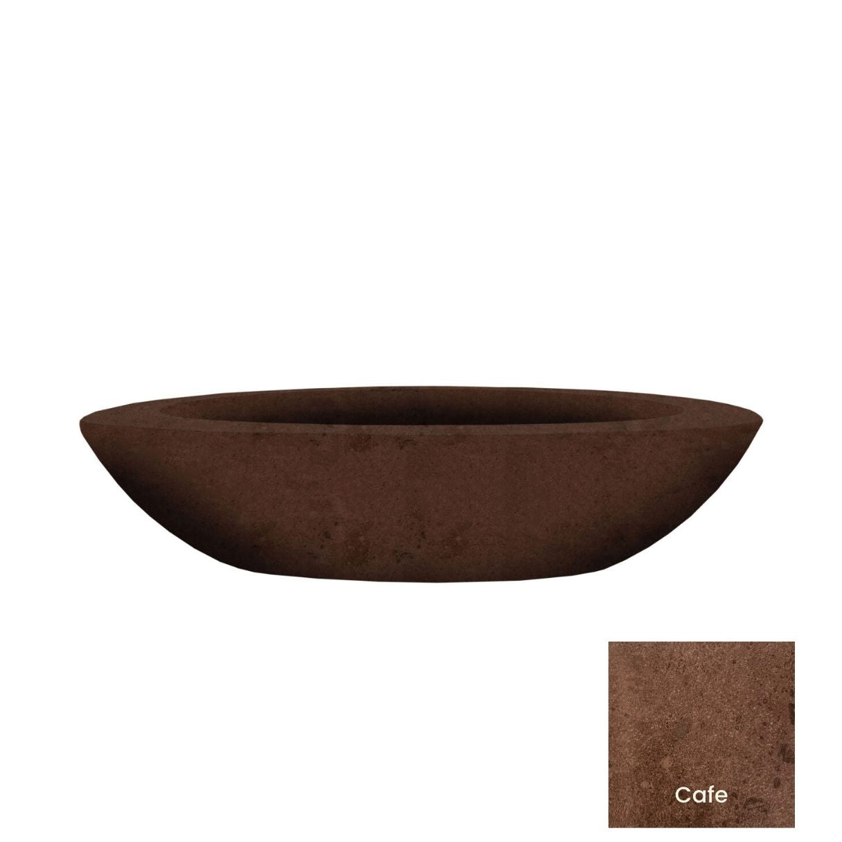 Prism Hardscapes 79" x 45" Ovale Fire Bowl + Free Cover | Outdoor Heat Direct