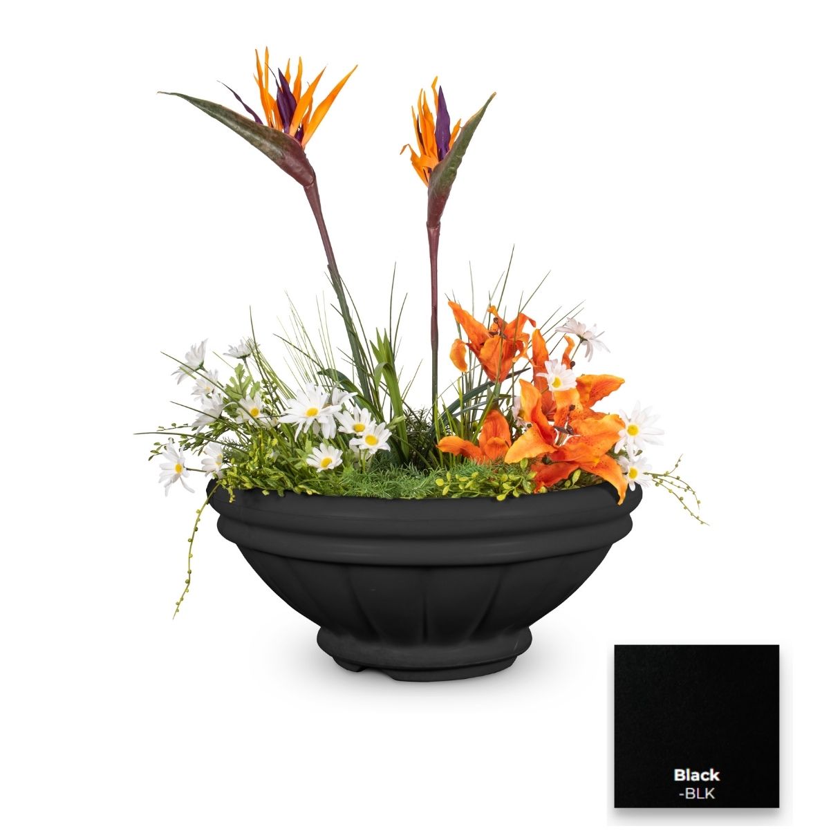The Outdoor Plus Roma Concrete Planter Bowl | Outdoor Heat Direct