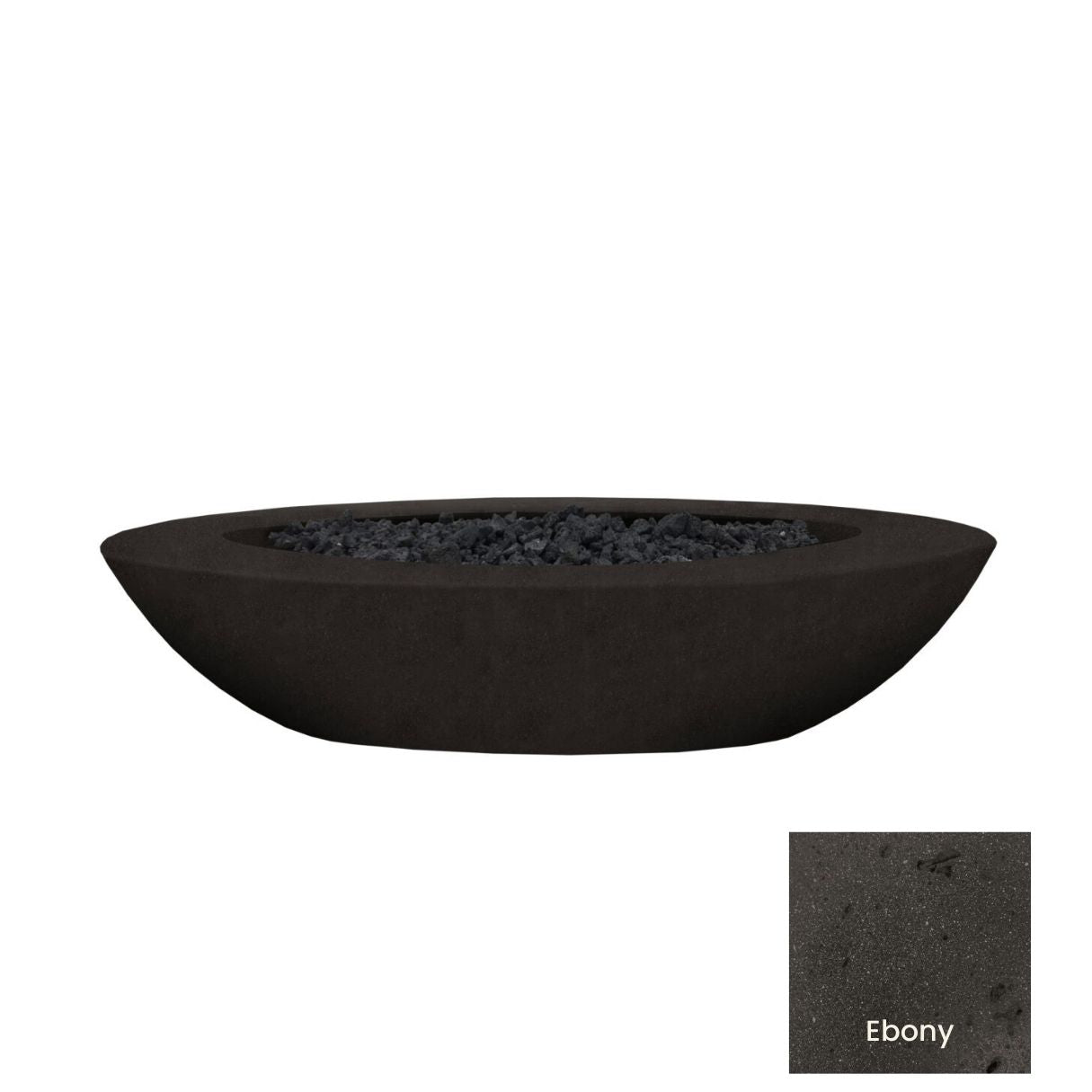 Prism Hardscapes 79" x 45" Ovale Fire Bowl + Free Cover | Outdoor Heat Direct