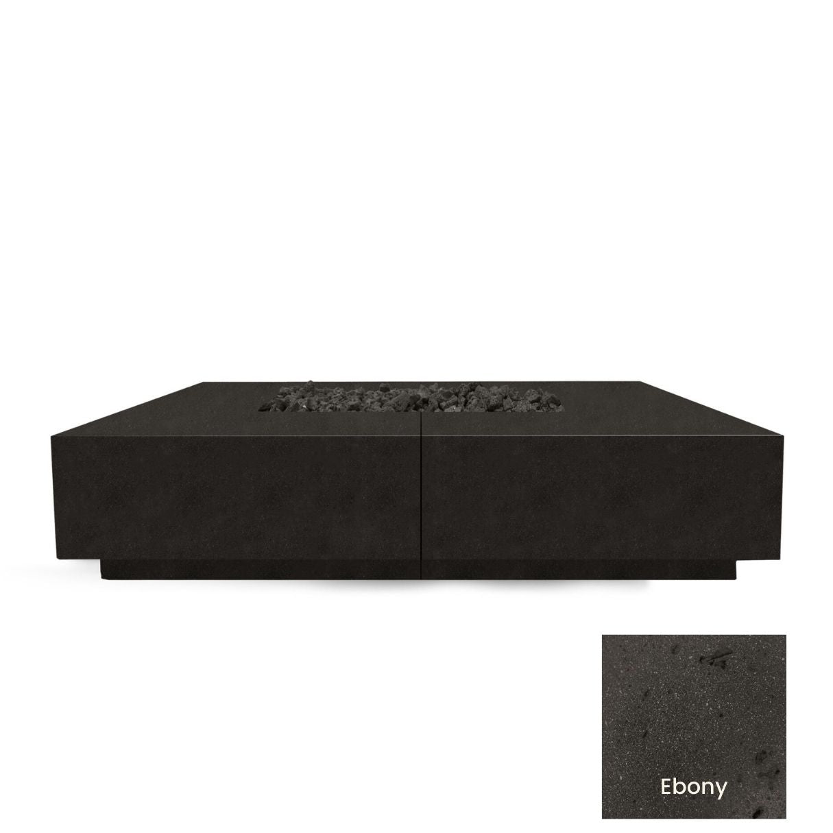 Prism Hardscapes Largo 96" Fire Table - Free Cover β | Outdoor Heat Direct