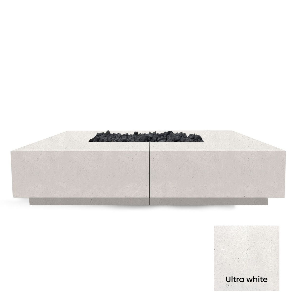 Prism Hardscapes Largo 96" Fire Table - Free Cover β | Outdoor Heat Direct