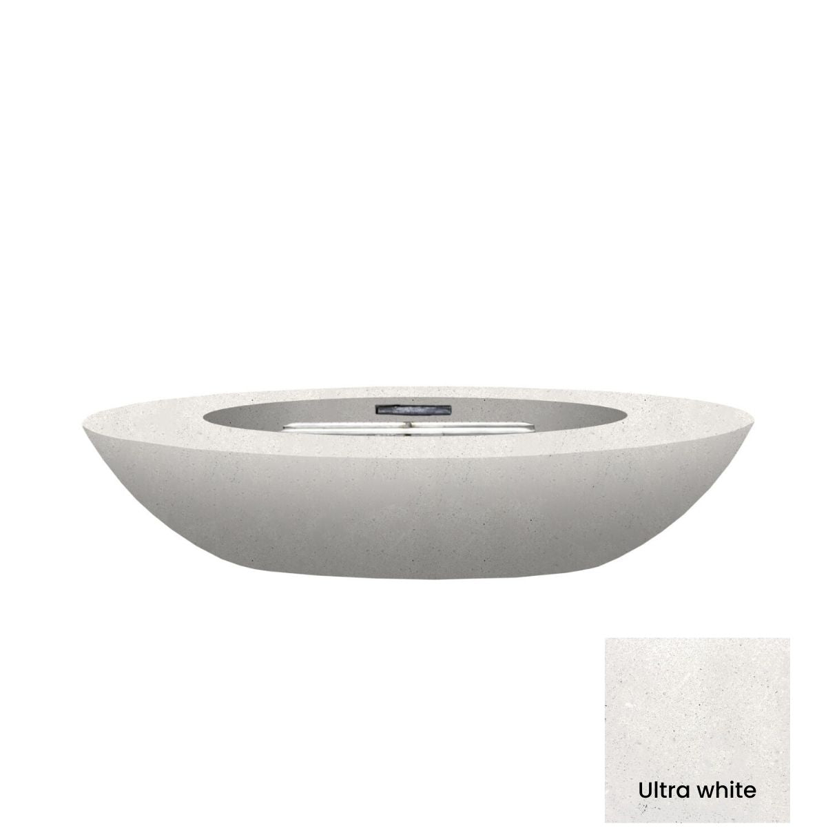 Prism Hardscapes 79" x 45" Ovale Fire Bowl + Free Cover | Outdoor Heat Direct