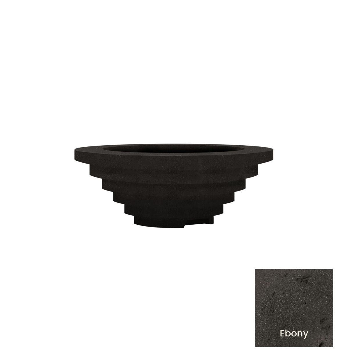 Prism Hardscapes Triton Fire Bowl 48" - Free Cover β | Outdoor Heat Direct