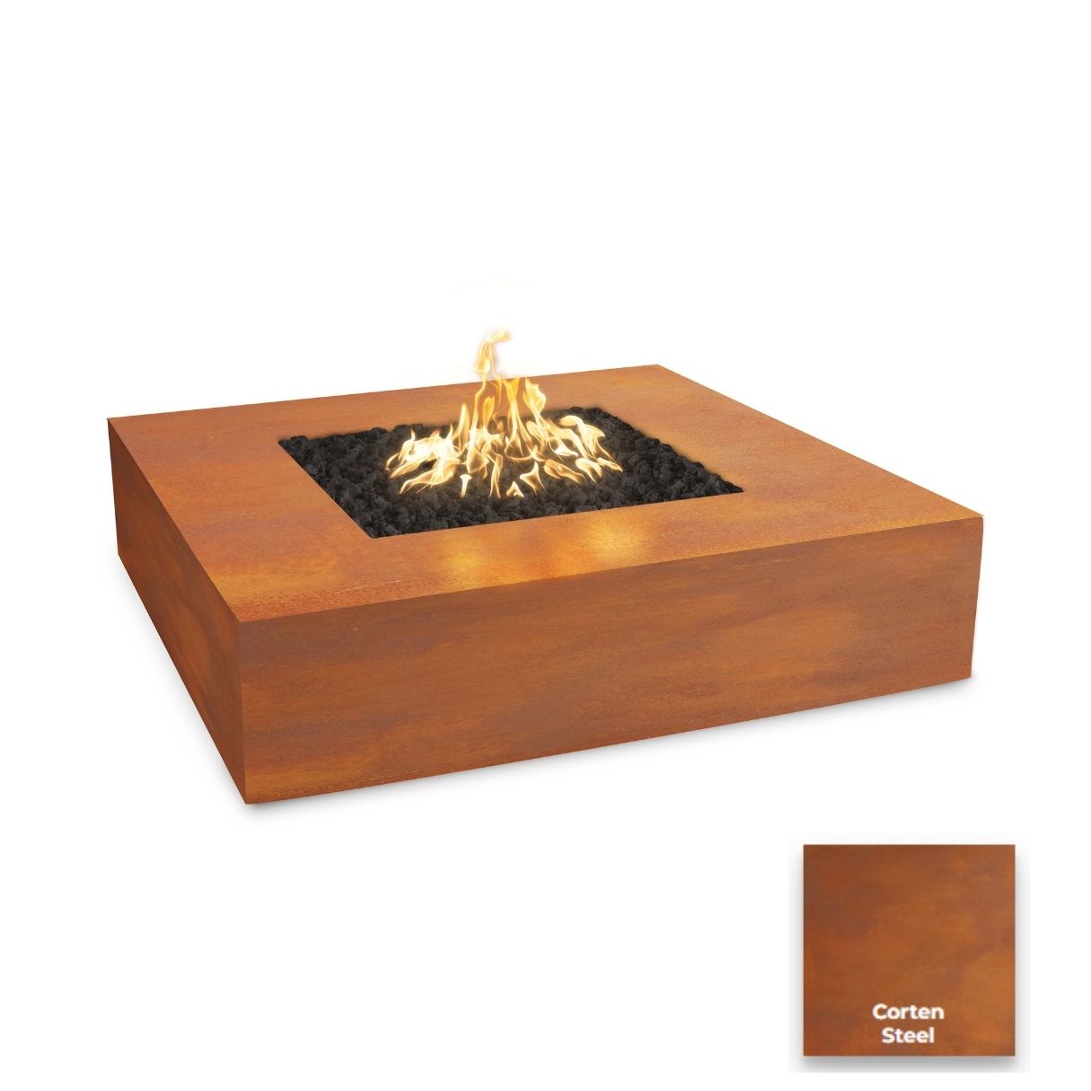The Outdoor Plus Quad Steel Fire Pit + Free Cover | Outdoor Heat Direct