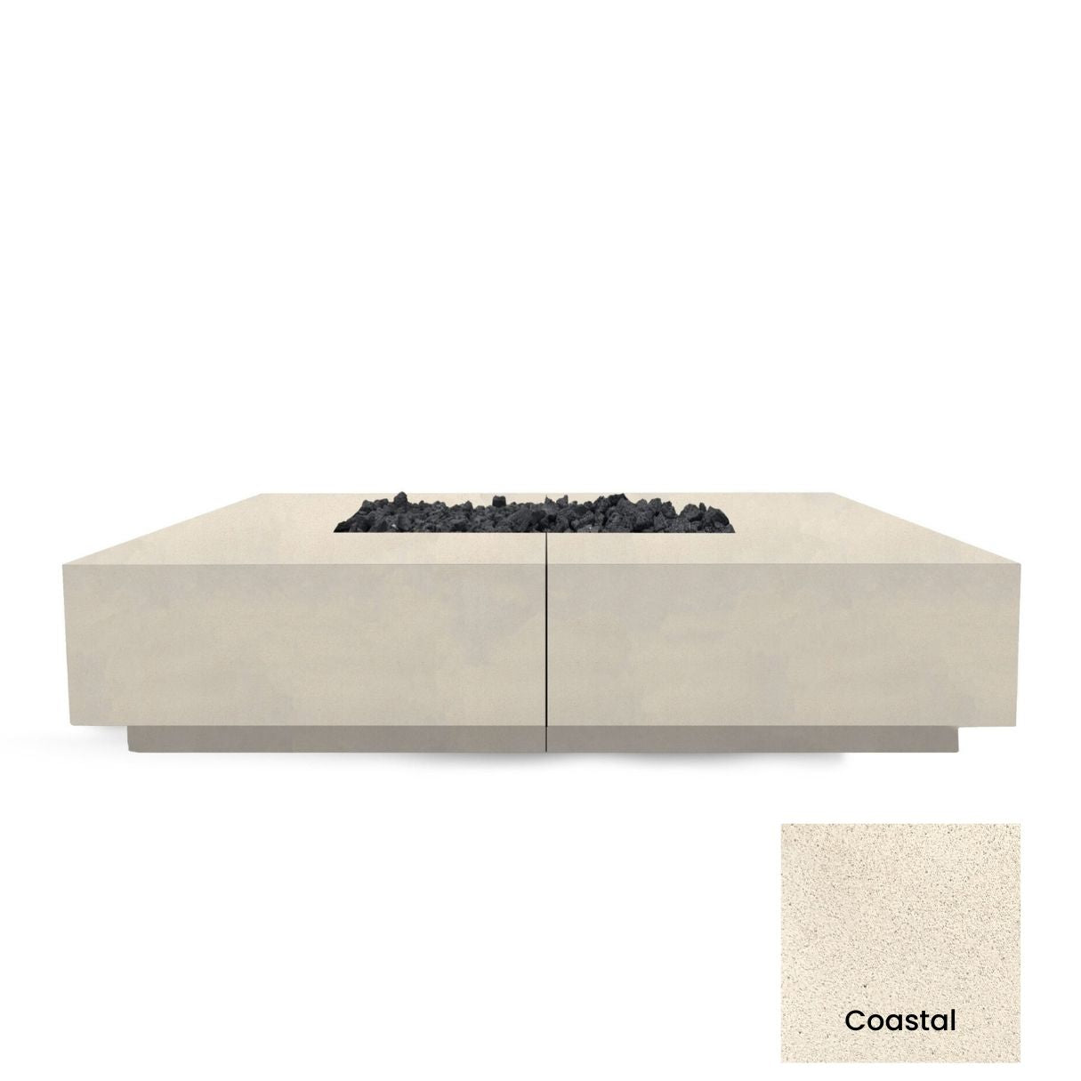 Prism Hardscapes Largo 96" Fire Table - Free Cover β | Outdoor Heat Direct