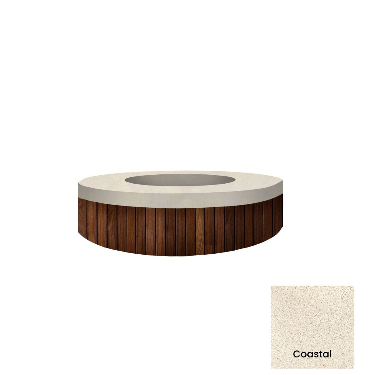 Prism Hardscapes 48" Hampton Fire Bowl + Free Cover | Outdoor Heat Direct