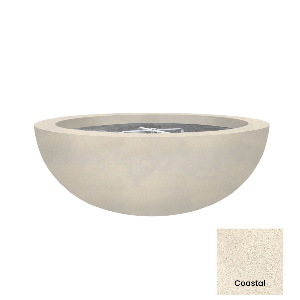 Fire Bowl 48 " Moderno 4 by Prism Hardscapes + Custom Cover (Lead Time 2-3 weeks)