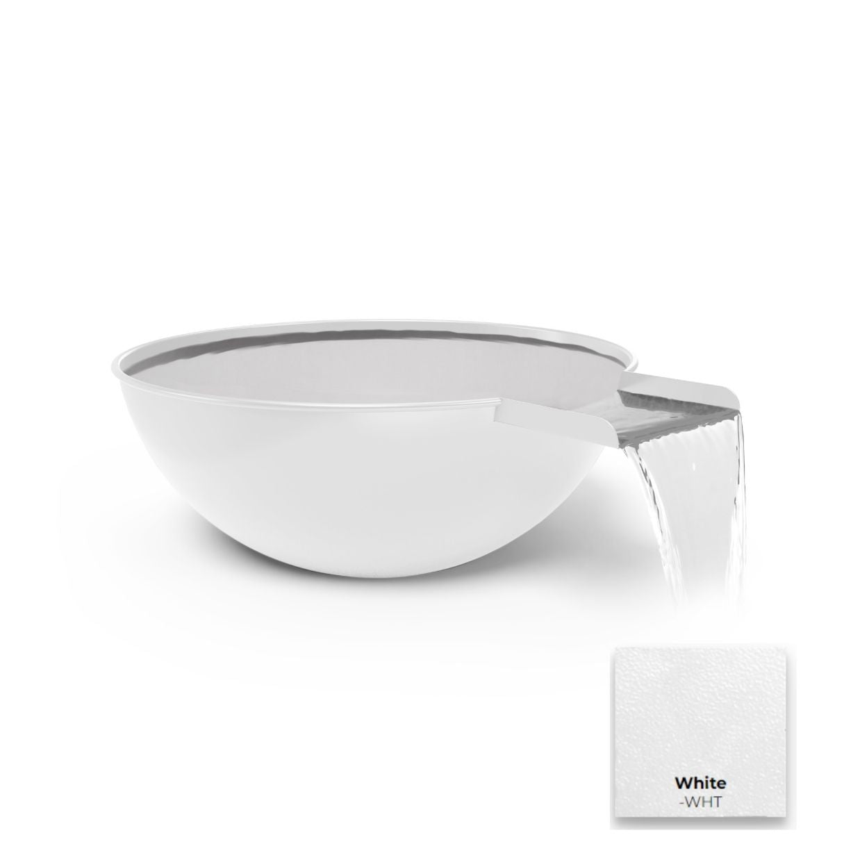The Outdoor Plus Sedona Powder coated Steel Water Bowl + Free Cover | Outdoor Heat Direct
