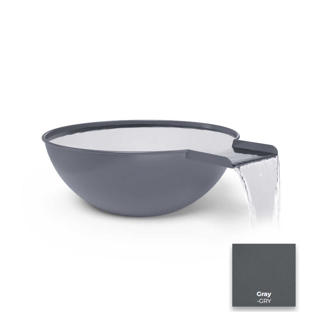 The Outdoor Plus Sedona Powder coated Steel Water Bowl + Free Cover | Outdoor Heat Direct