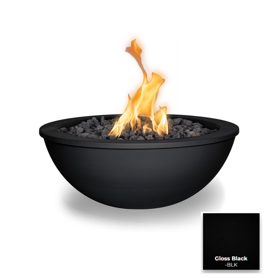 The Outdoor Plus Sedona Powdercoated Steel Fire Bowl + Free Cover | Outdoor Heat Direct