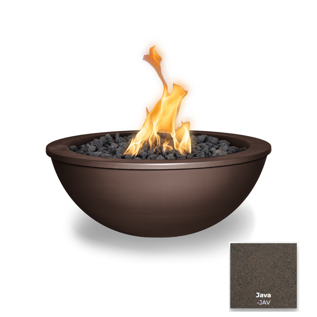 The Outdoor Plus Sedona Powdercoated Steel Fire Bowl + Free Cover | Outdoor Heat Direct