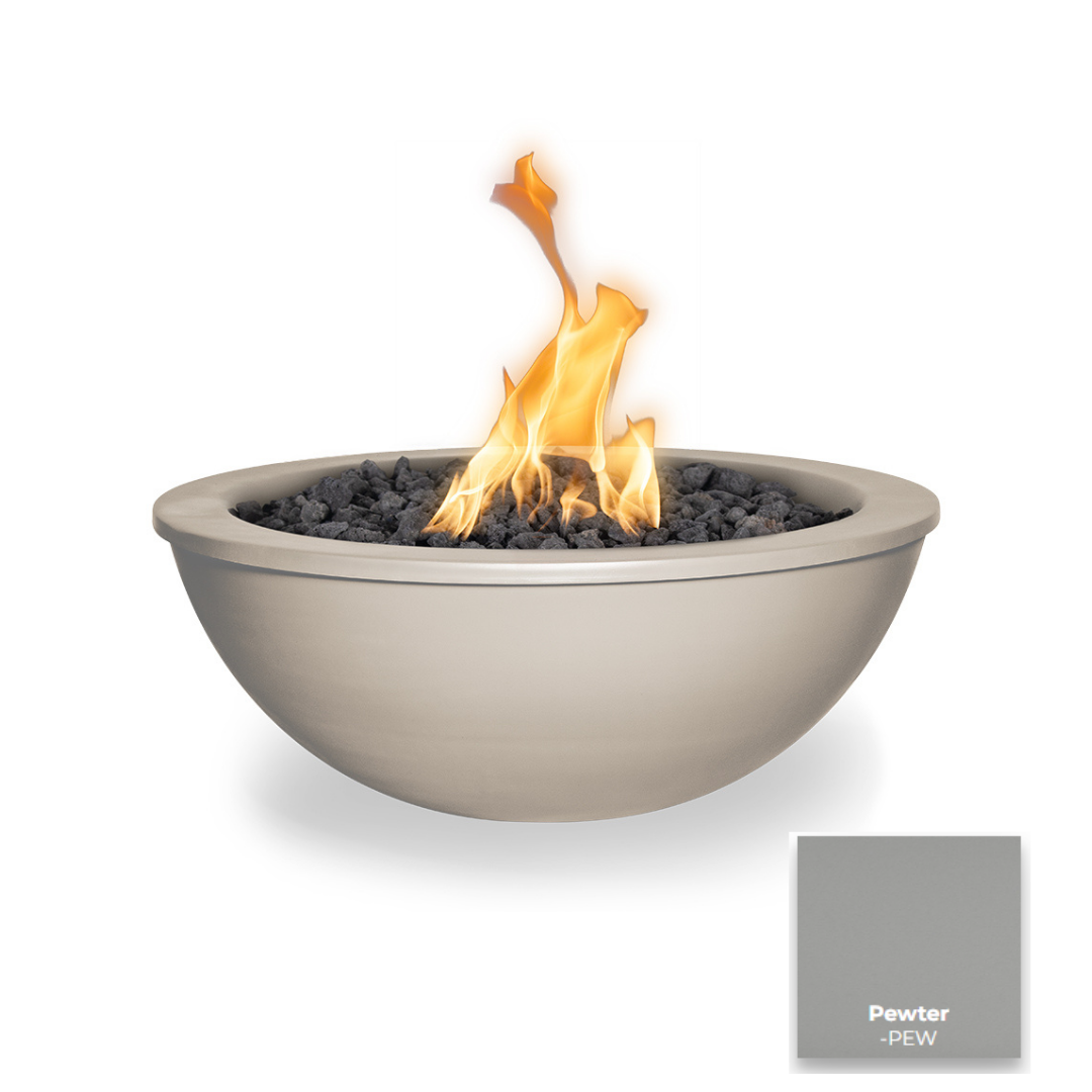 The Outdoor Plus Sedona Powdercoated Steel Fire Bowl + Free Cover | Outdoor Heat Direct