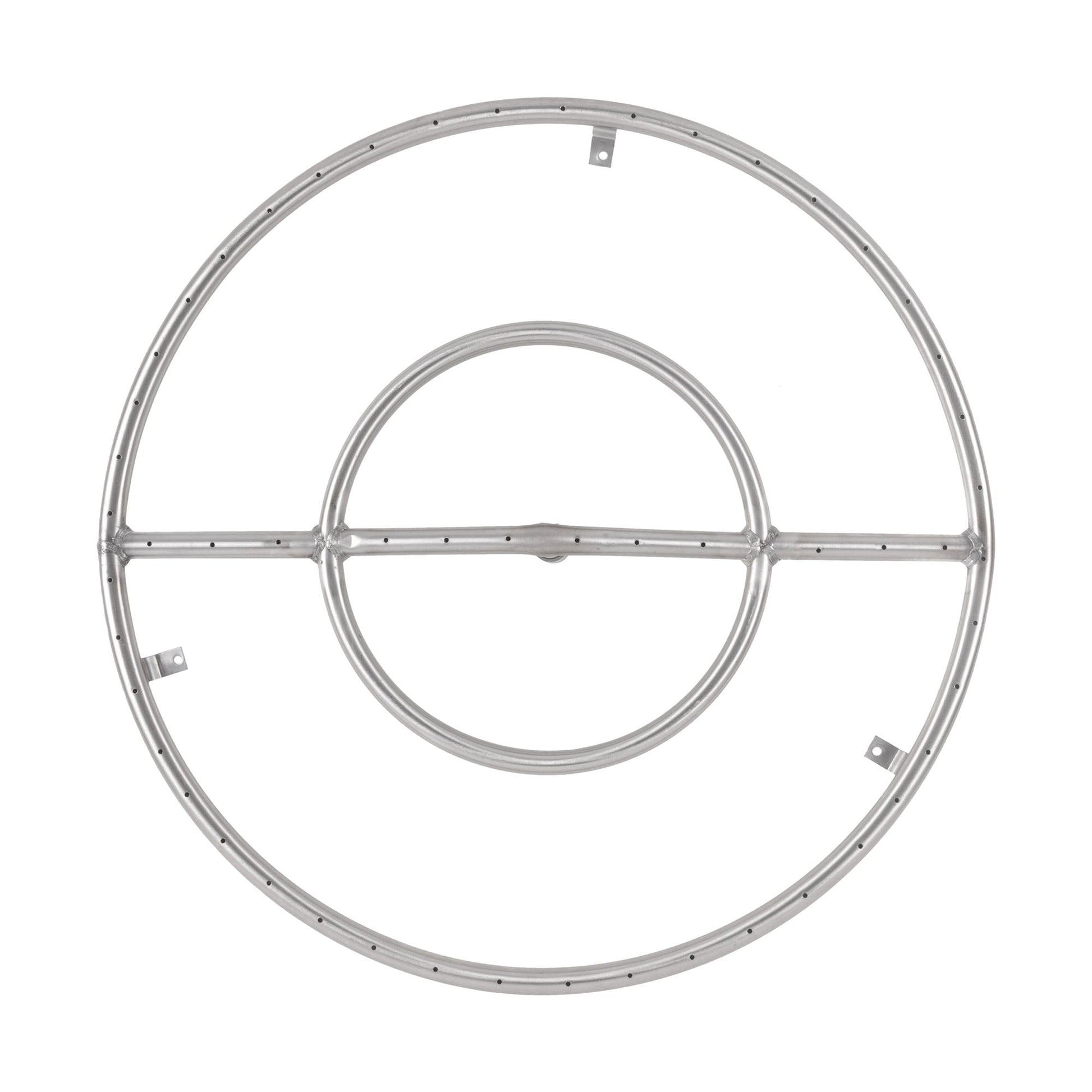 Round Stainless Steel Burner by The Outdoor Plus | Outdoor Heat Direct
