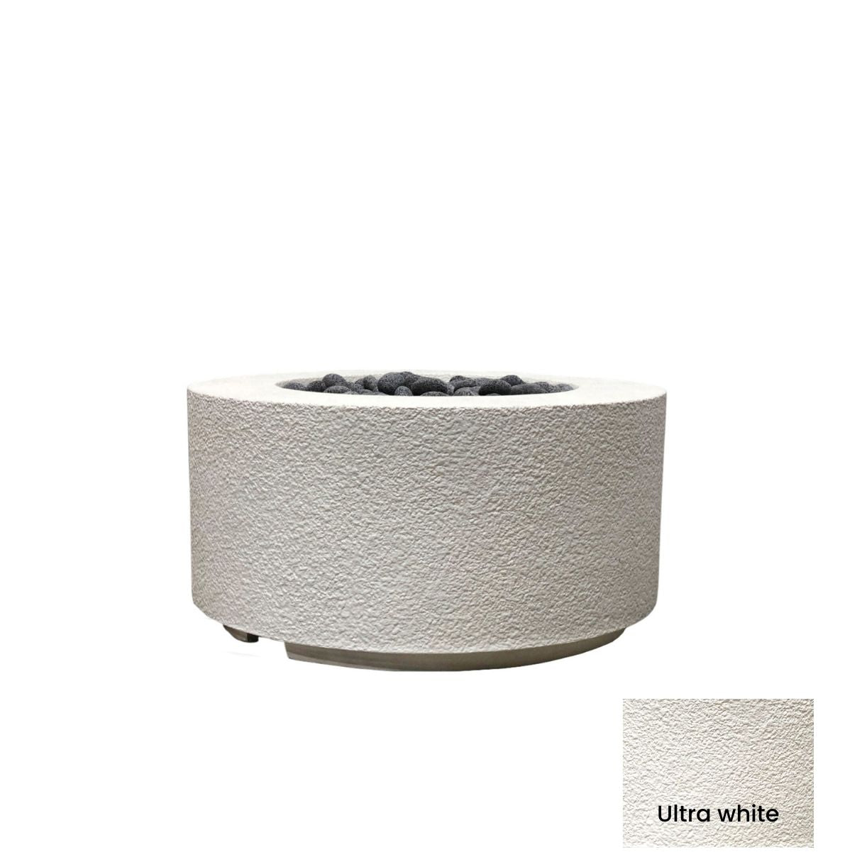Prism Hardscapes 36" Cilindro Tuscany Fire Bowl + Free Cover | Outdoor Heat Direct
