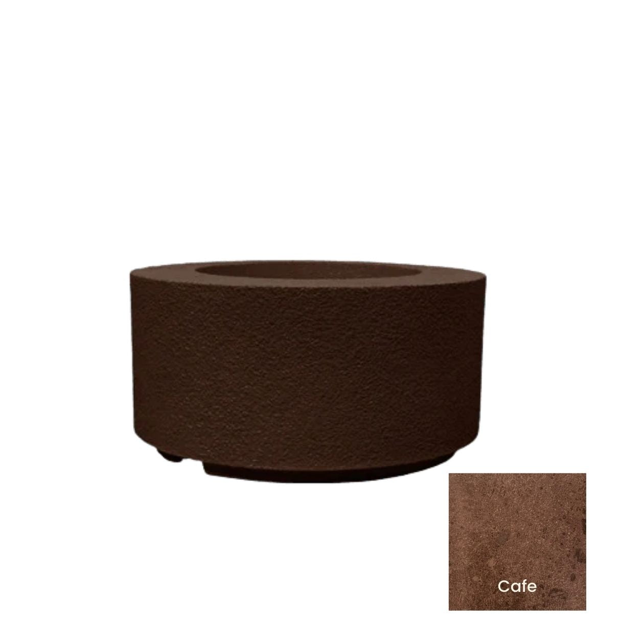 Prism Hardscapes 36" Cilindro Tuscany Fire Bowl + Free Cover | Outdoor Heat Direct