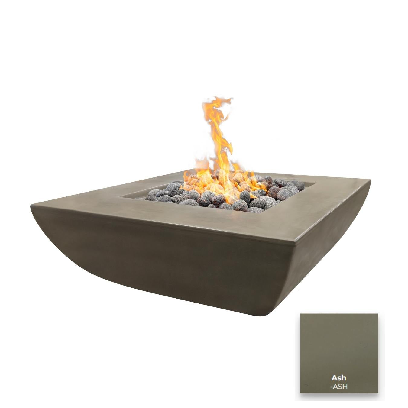 The Outdoor Plus Avalon Wide Ledge Fire Pit | Outdoor Heat Direct