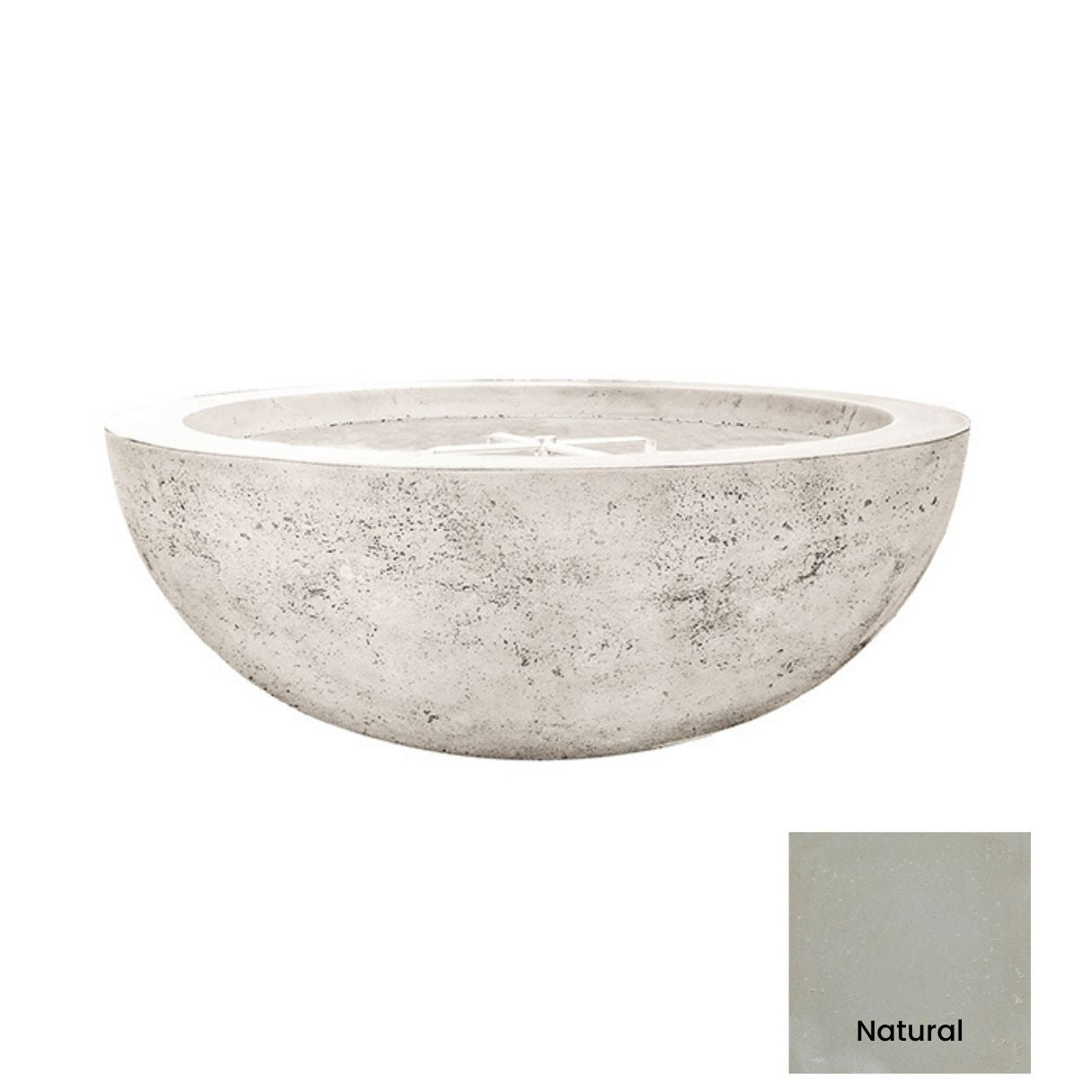 Fire Bowl 48 " Moderno 4 by Prism Hardscapes + Custom Cover (Lead Time 2-3 weeks)