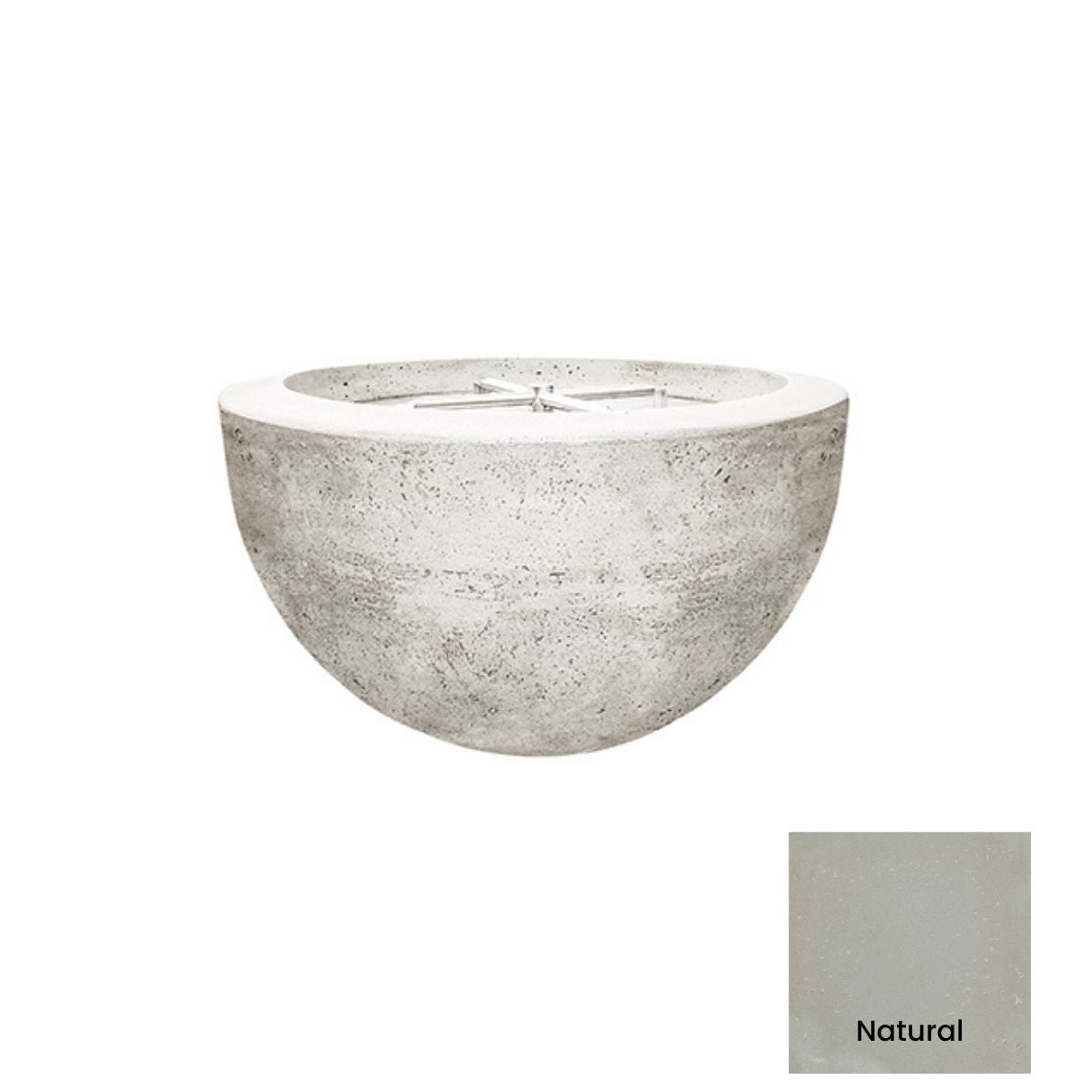 Fire Bowl 30" Moderno 3 by Prism Hardscapes+ Custom Cover(Lead Time 2-3 weeks)