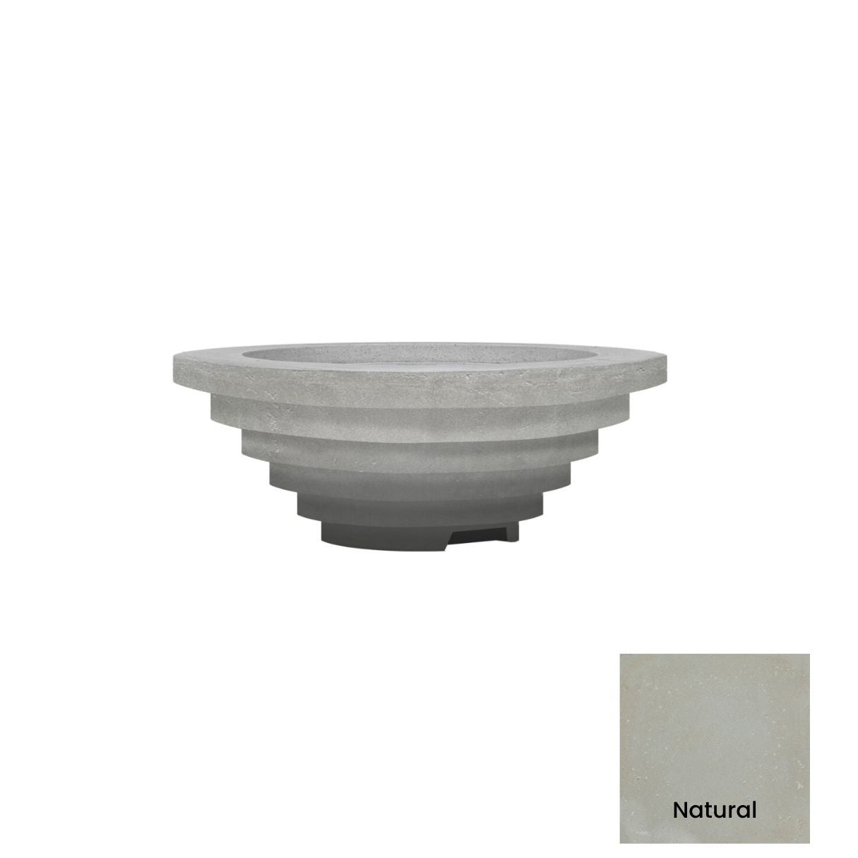 Prism Hardscapes Triton Fire Bowl 48" - Free Cover β | Outdoor Heat Direct