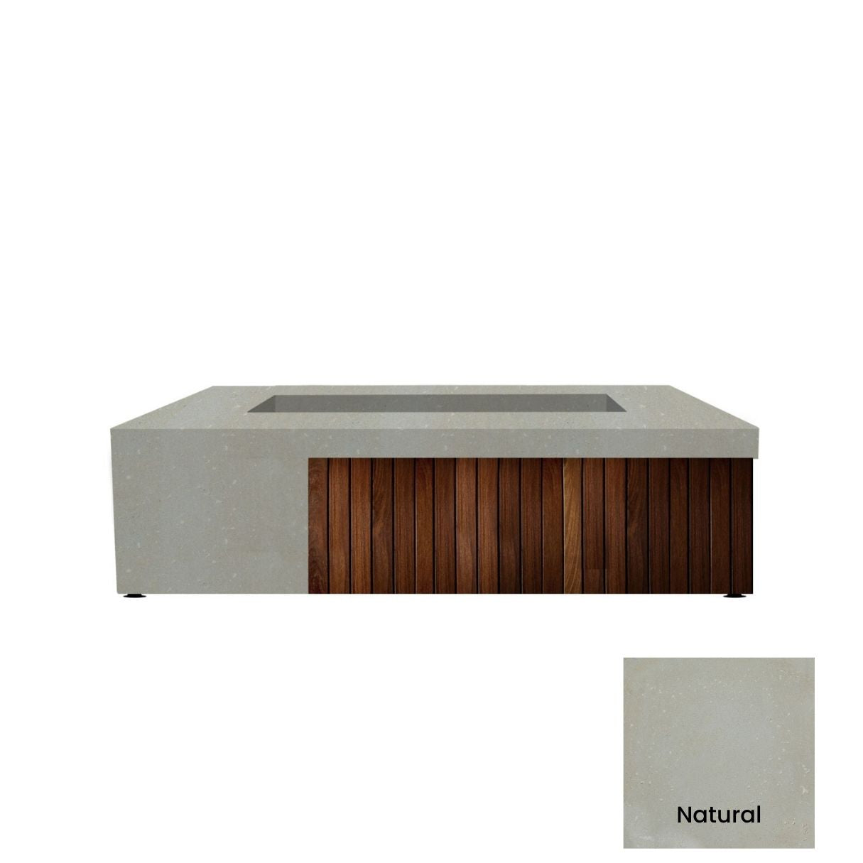 Prism Hardscapes Fairmont Fire Table + Free Cover | Outdoor Heat Direct