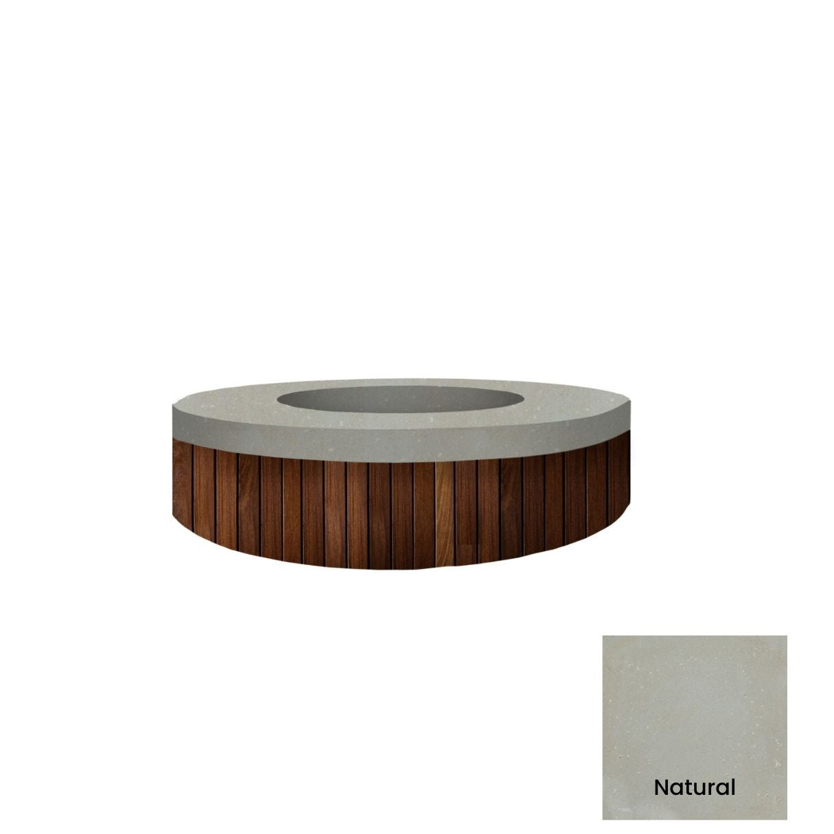 Prism Hardscapes 48" Hampton Fire Bowl + Free Cover | Outdoor Heat Direct