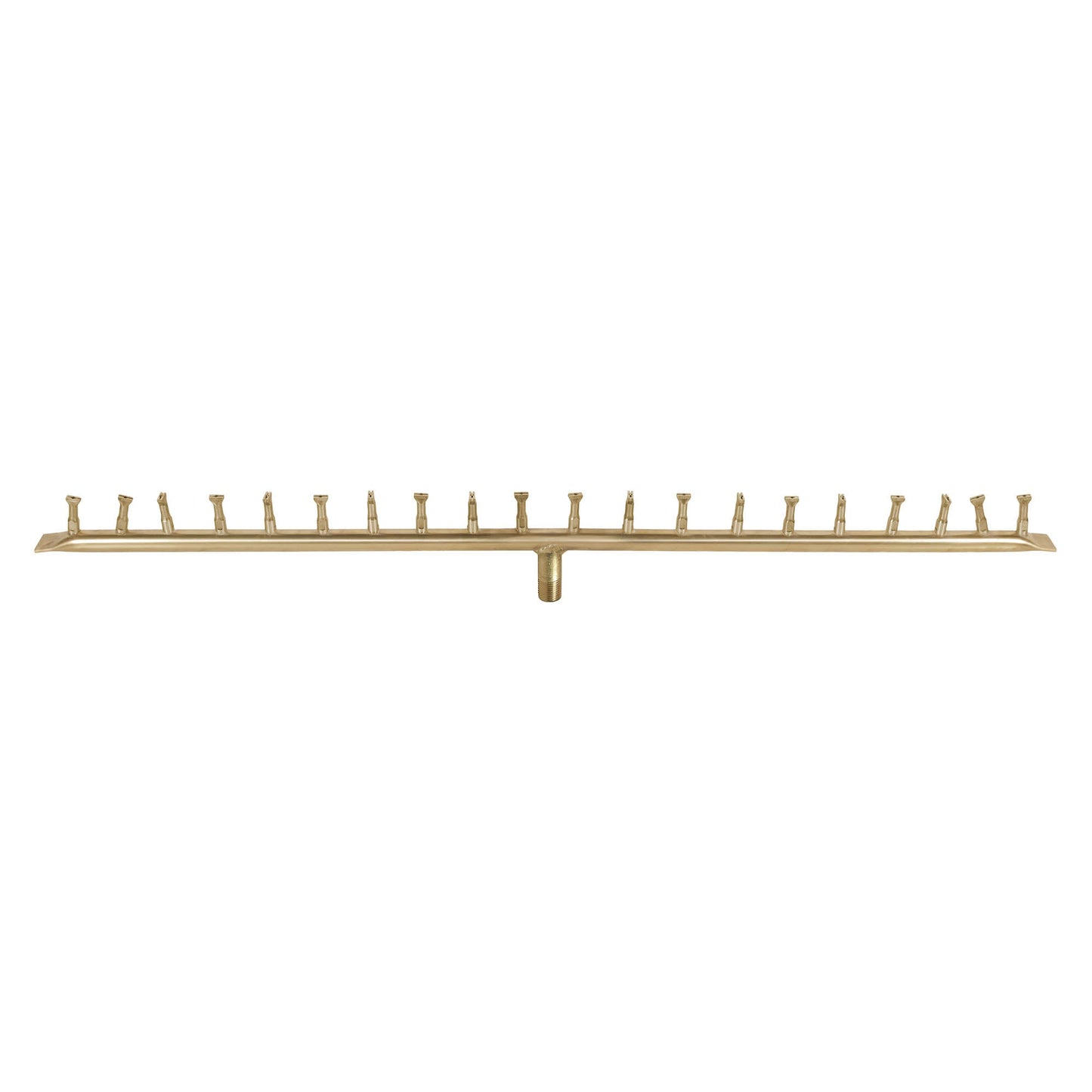 Linear Bullet Burner - Brass / Stainless Steel by The Outdoor Plus | Outdoor Heat Direct
