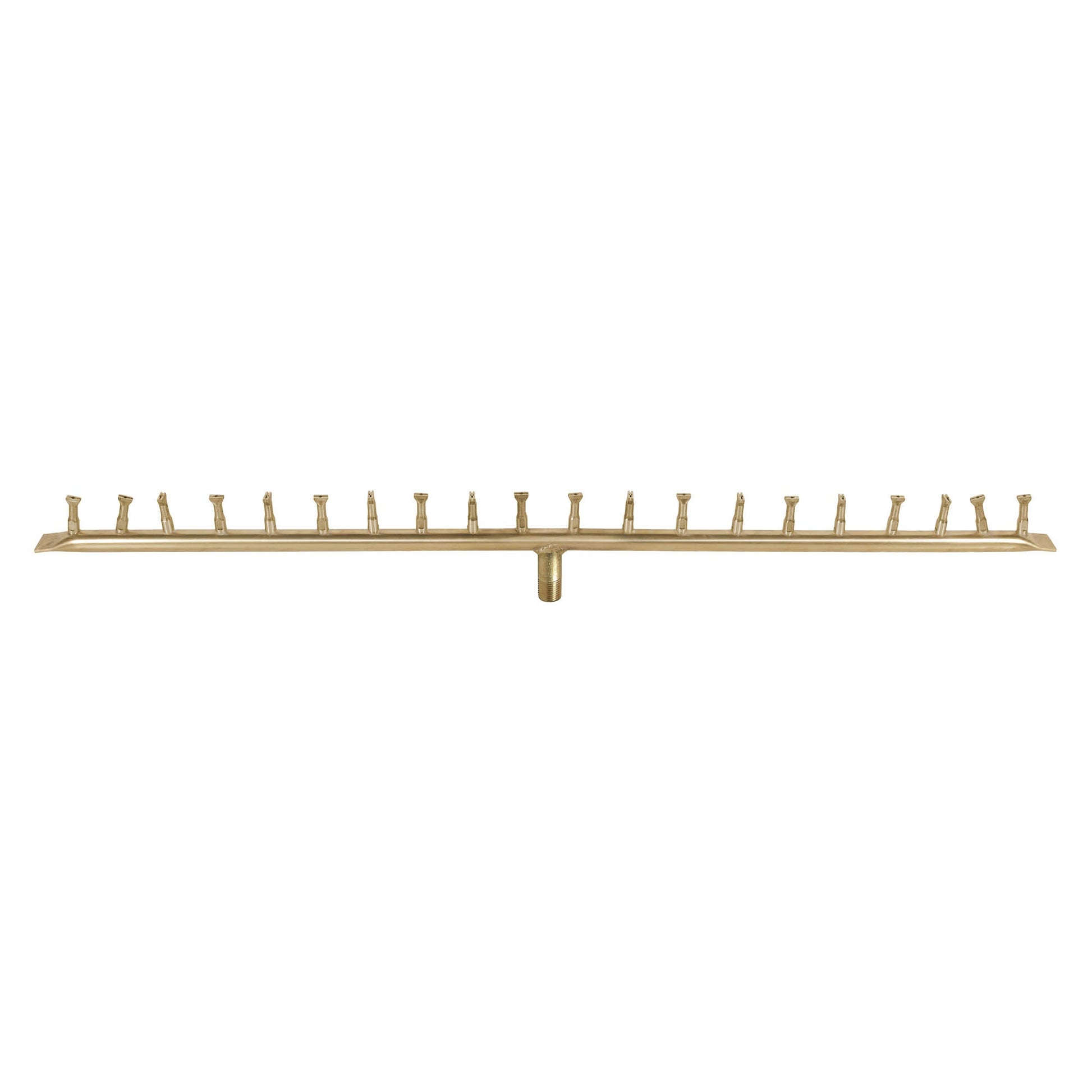 Linear Bullet Burner - Brass / Stainless Steel by The Outdoor Plus | Outdoor Heat Direct