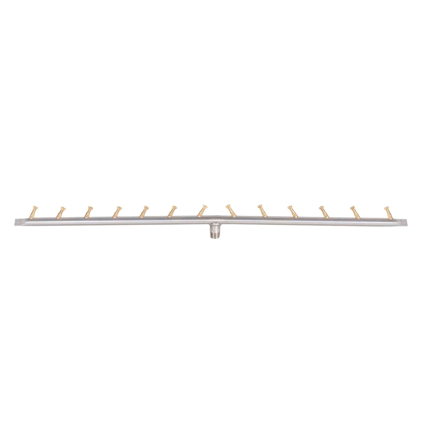 Linear Bullet Burner - Brass / Stainless Steel by The Outdoor Plus | Outdoor Heat Direct