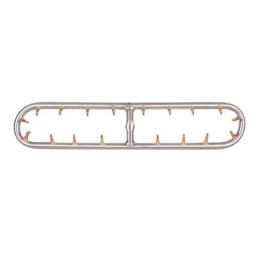 Stainless Steel Racetrack Bullet Burner by The Outdoor Plus | Outdoor Heat Direct