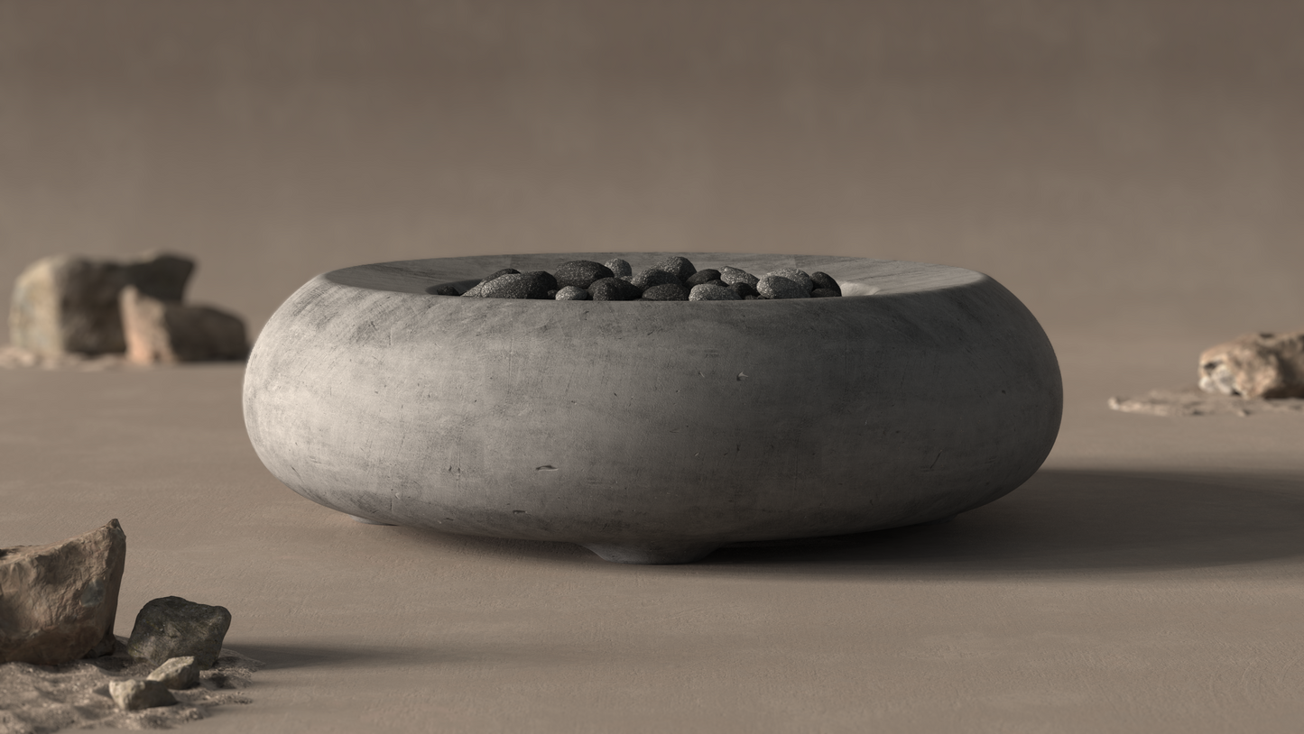 Prism Hardscapes Pietra Fire Bowl + Free Cover | Outdoor Heat Direct