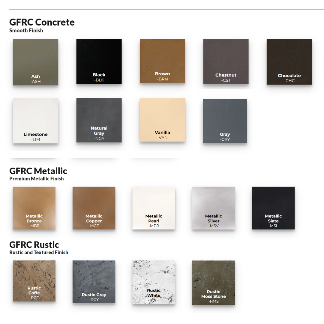 The Outdoor Plus 42" Florence Concrete Fire Pit - 24" Tall + Free Cover | Outdoor Heat Direct