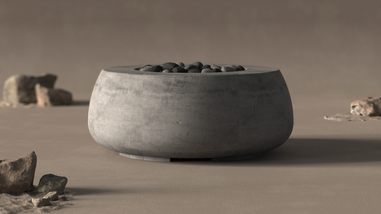 Prism Hardscapes Dune Fire Bowl + Free Cover | Outdoor Heat Direct