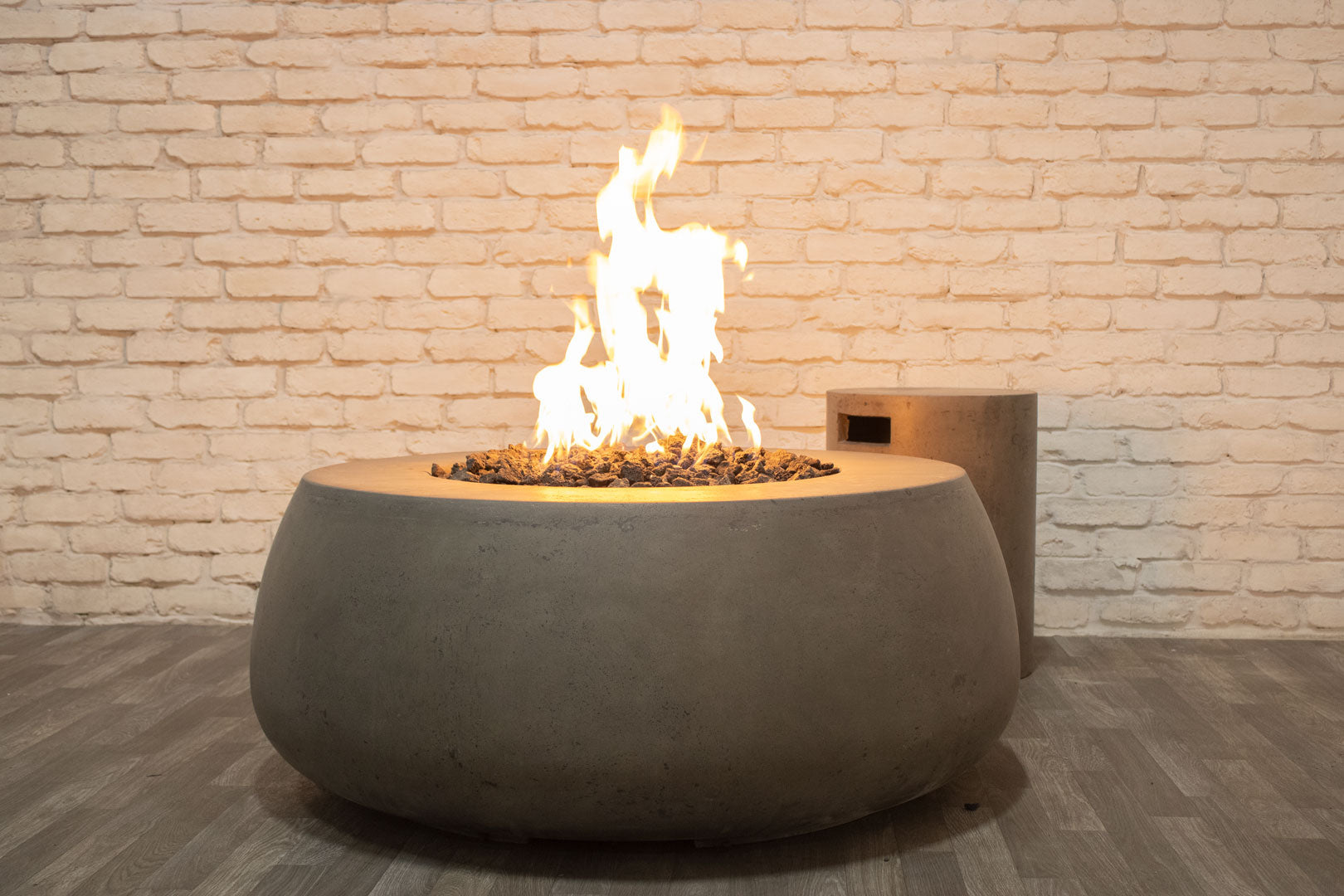 Prism Hardscapes Dune Fire Bowl + Free Cover | Outdoor Heat Direct