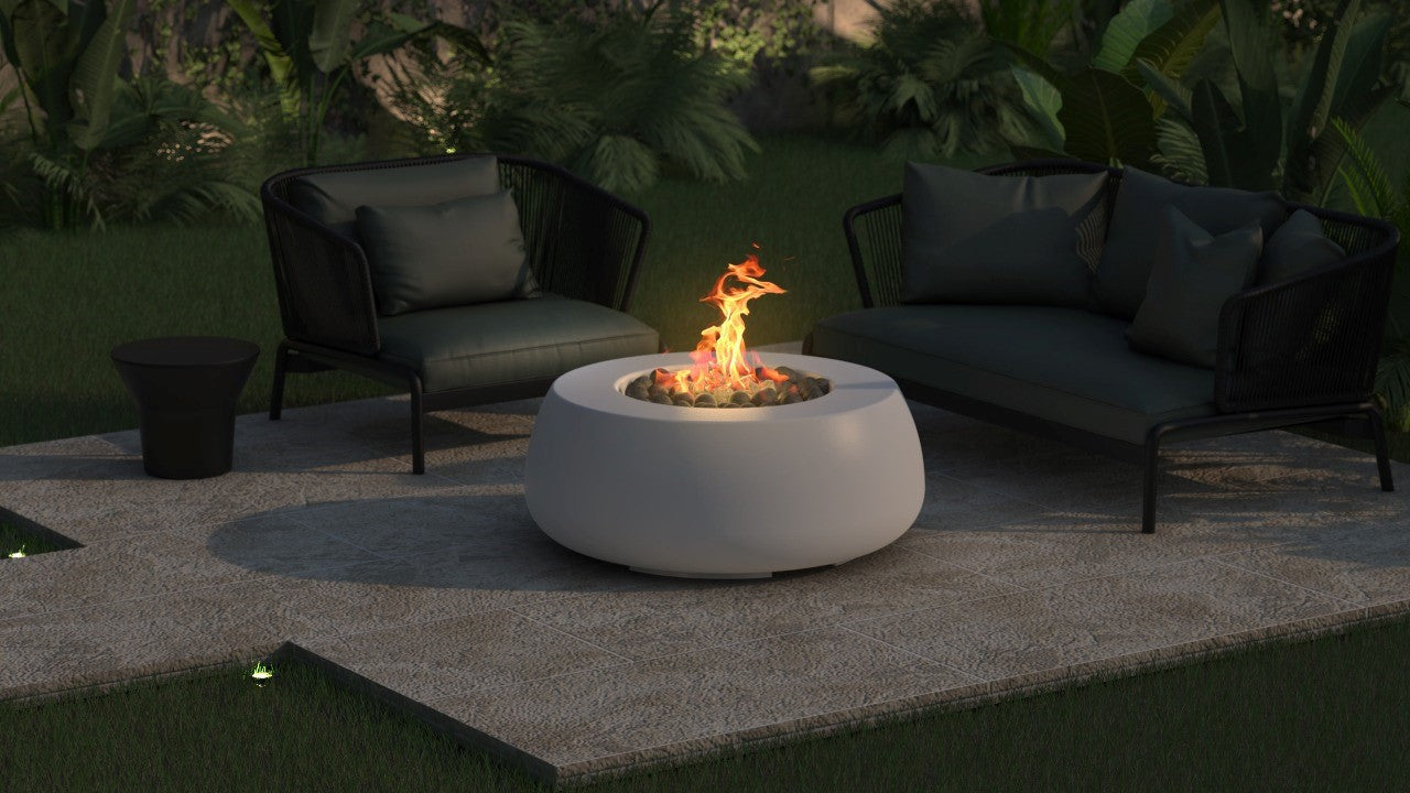Prism Hardscapes Dune Fire Bowl + Free Cover | Outdoor Heat Direct