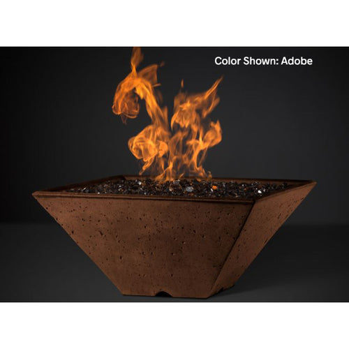 Slick Rock Concrete Ridgeline Square Fire Bowl