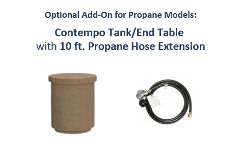 Contractor's Model Fire Pit with Electronic Ignition + Free Cover - American Fyre Designs | Outdoor Heat Direct