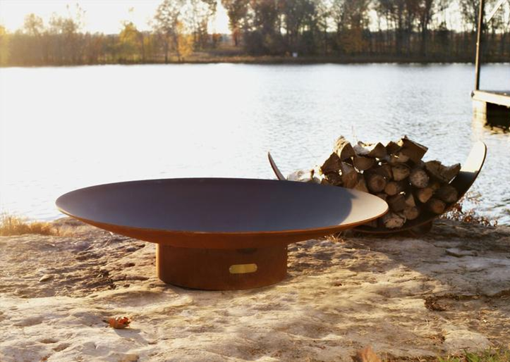 Fire Pit Art Asia Fire Pit + Free Weather-Proof Fire Pit Cover | Outdoor Heat Direct
