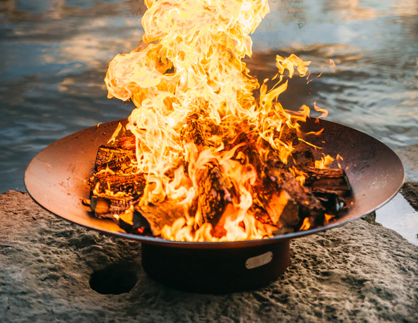 Fire Pit Art Asia Fire Pit + Free Weather-Proof Fire Pit Cover | Outdoor Heat Direct