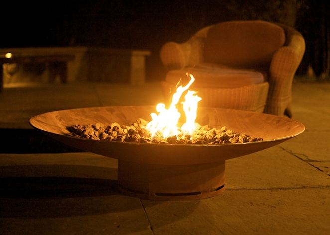 Fire Pit Art Asia Fire Pit + Free Weather-Proof Fire Pit Cover | Outdoor Heat Direct