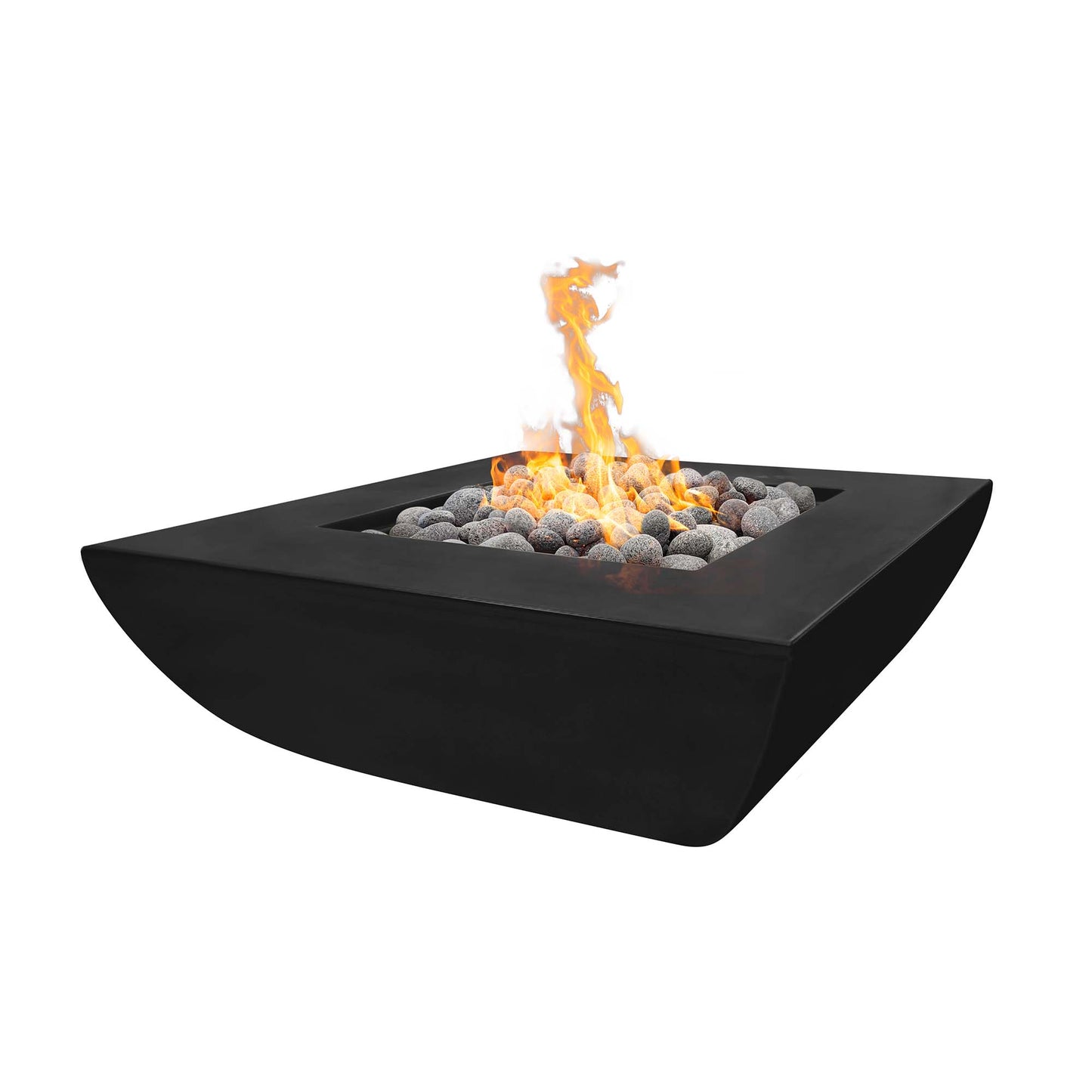 The Outdoor Plus Avalon Wide Ledge Fire Pit | Outdoor Heat Direct
