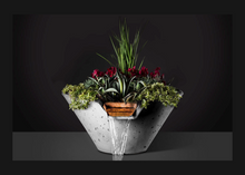 Load image into Gallery viewer, Slick Rock Concrete Cascade Conical Planter and Water Bowl 