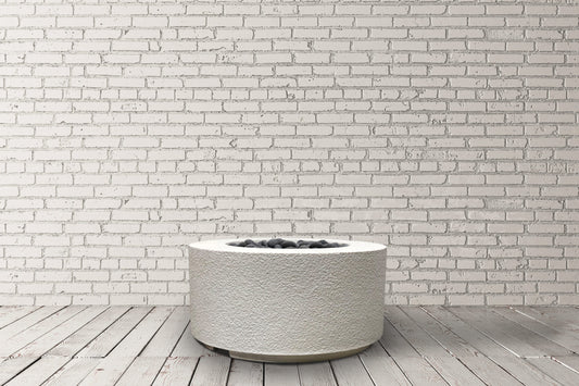 Prism Hardscapes 36" Cilindro Tuscany Fire Bowl + Free Cover | Outdoor Heat Direct