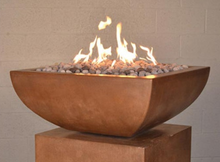 Load image into Gallery viewer, Fire by Design Legacy Low Square Fire Bowl + Free Cover - The Fire Pit Collection