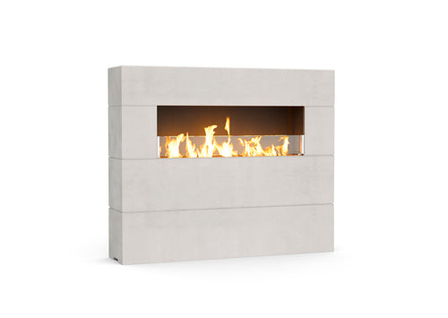 Milan Tall Linear Fireplace